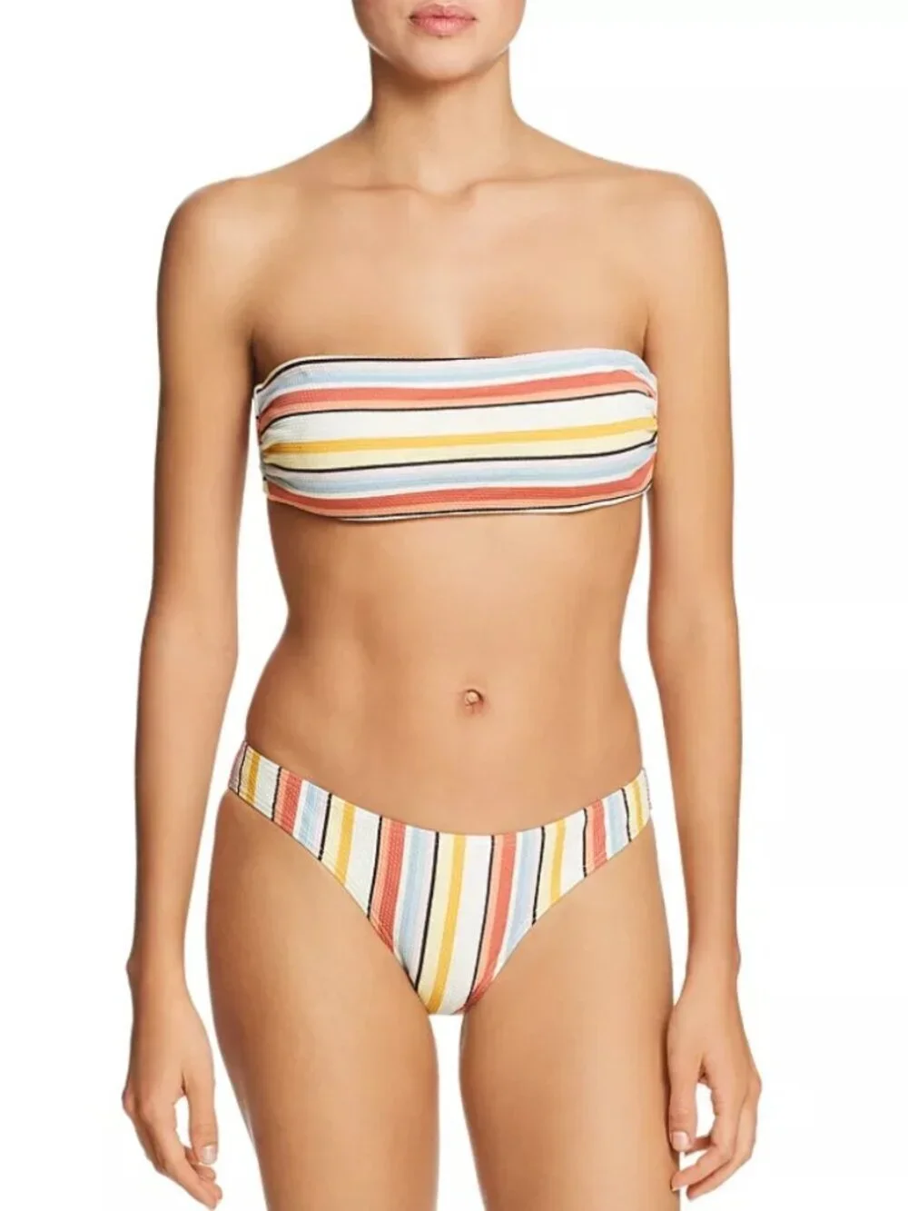 Minkpink Womens Paradise Bandeau Beachwear Bikini Swim Top Strapless Size M NWT